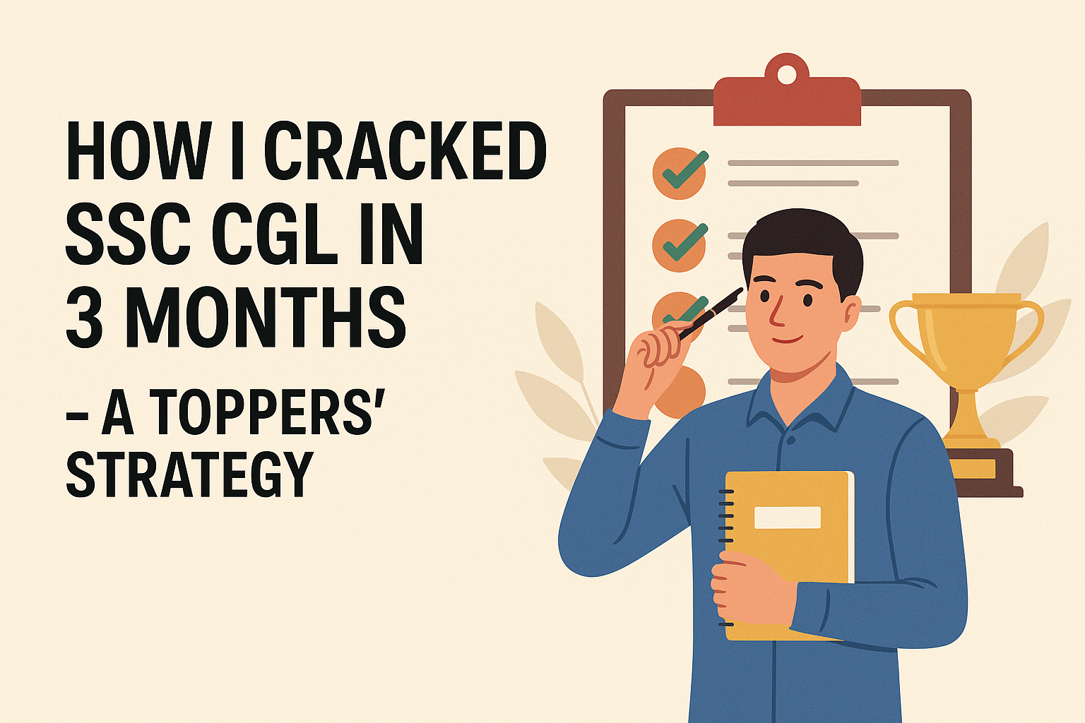 How I cracked SSC CGL in 3 months – A Toppers’ Strategy