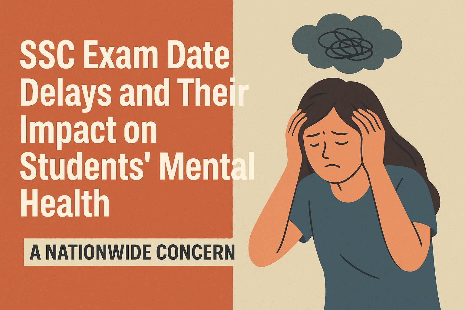 SSC Exam Date Delays and Their Impact on Students’ Mental Health: A Nationwide Concern