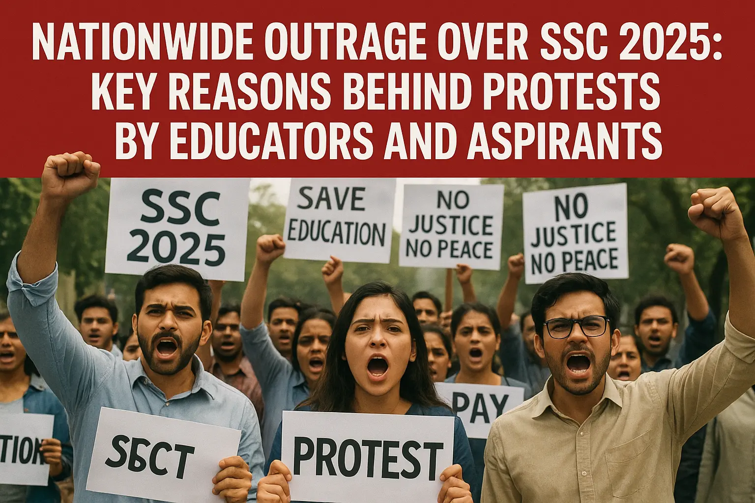 Nationwide Outrage Over SSC 2025: Key Reasons behind protests by Educators and Aspirants