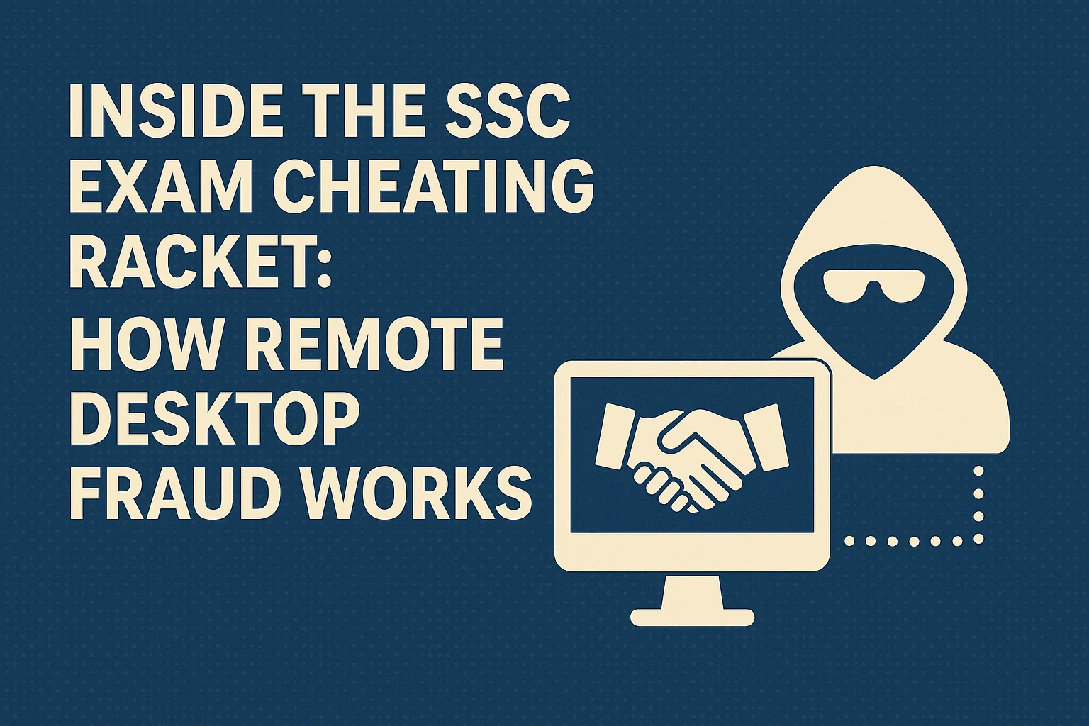 Inside the SSC Exam Cheating Racket: How Remote Desktop Fraud Works