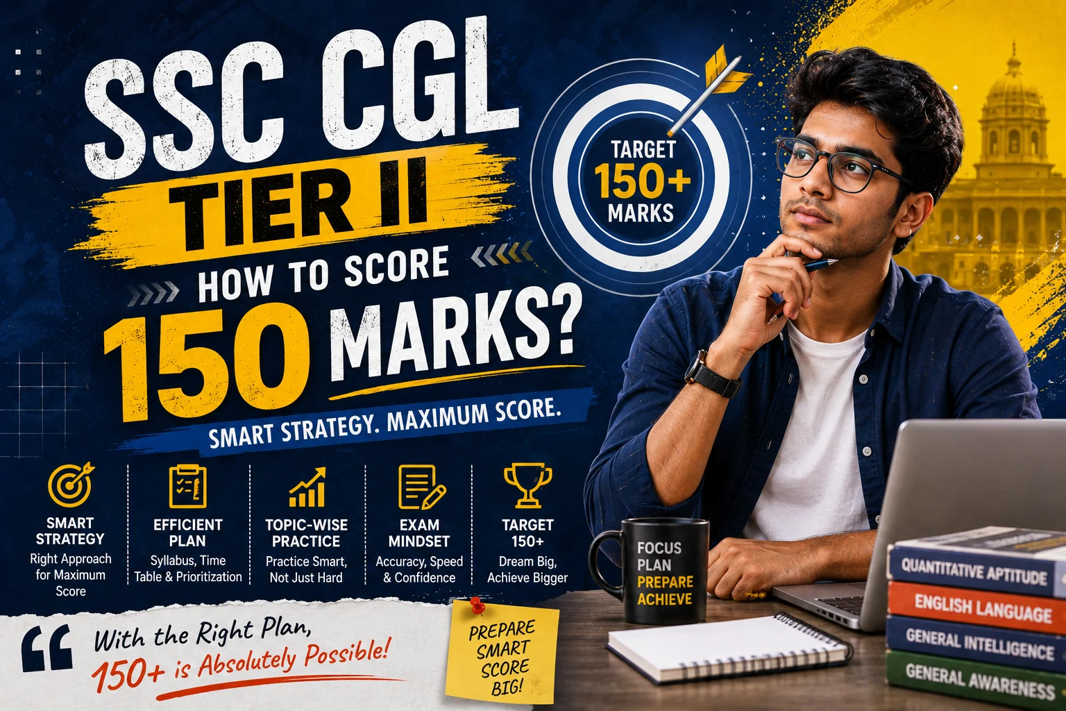 SSC CGL Tier II- How to score 150 marks?
