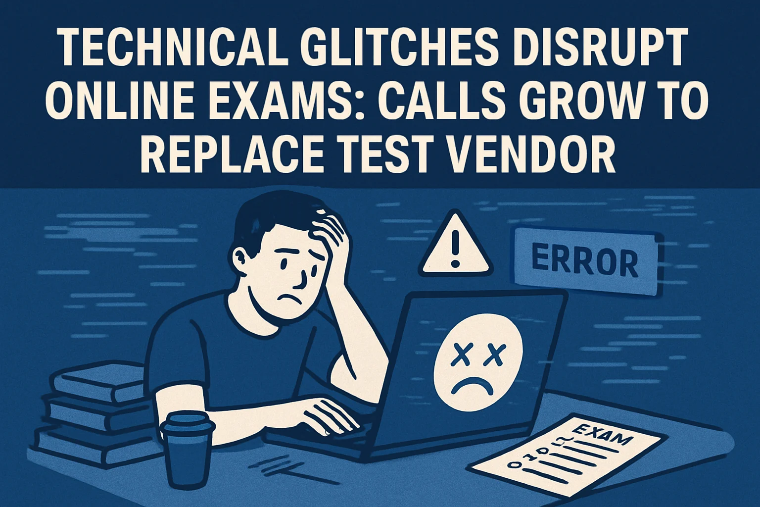 Technical Glitches Disrupt Online Exams: Calls Grow to Replace Test Vendor